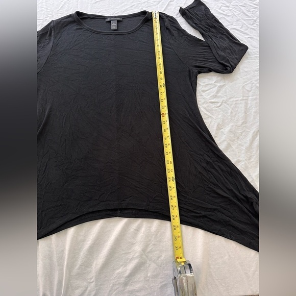 INC International Concepts Black Hi-Low Shirt Stretchy Size XXL Whimsigoth Fairy - Picture 6 of 7